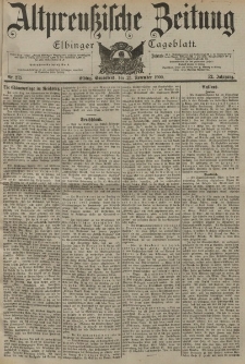 Altpreussische Zeitung, Nr. 275 Sonnabend 24 November 1900, 52. Jahrgang