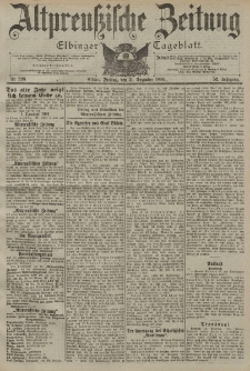 Altpreussische Zeitung, Nr. 298 Freitag 21 Dezember 1900, 52. Jahrgang