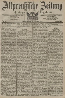 Altpreussische Zeitung, Nr. 31 Mittwoch 6 Februar 1901, 53. Jahrgang