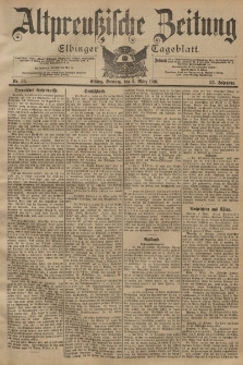 Altpreussische Zeitung, Nr. 53 Sonntag 3 März 1901, 53. Jahrgang