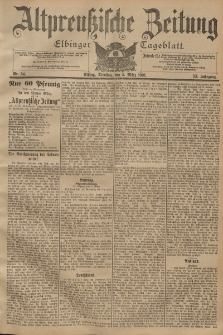 Altpreussische Zeitung, Nr. 54 Dienstag 5 März 1901, 53. Jahrgang