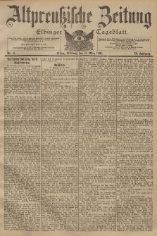 Altpreussische Zeitung, Nr. 61 Mittwoch 13 März 1901, 53. Jahrgang