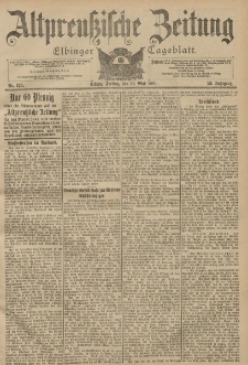Altpreussische Zeitung, Nr. 125 Freitag 31 Mai 1901, 53. Jahrgang