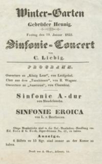 Pozycja nr 7 z kolekcji Henryka Nitschmanna : Winter-Garten der Gebr&uuml;der Hennig