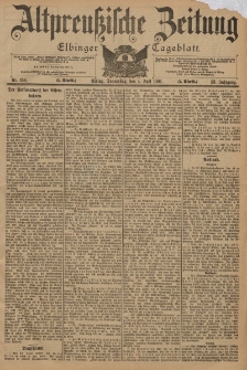 Altpreussische Zeitung, Nr. 154 Donnerstag 4 Juli 1901, 53. Jahrgang