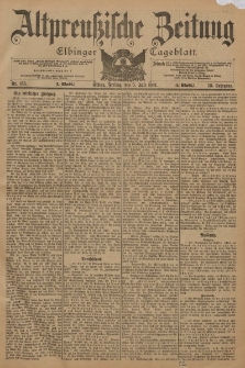 Altpreussische Zeitung, Nr. 155 Freitag 5 Juli 1901, 53. Jahrgang