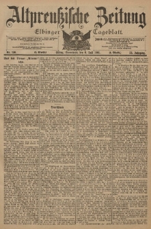 Altpreussische Zeitung, Nr. 156 Sonnabend 6 Juli 1901, 53. Jahrgang