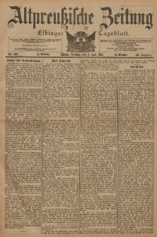 Altpreussische Zeitung, Nr. 158 Dienstag 9 Juli 1901, 53. Jahrgang