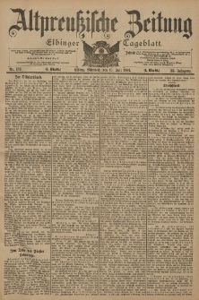 Altpreussische Zeitung, Nr. 159 Mittwoch 10 Juli 1901, 53. Jahrgang