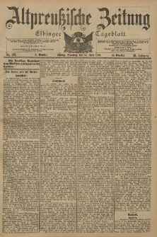 Altpreussische Zeitung, Nr. 163 Sonntag 14 Juli 1901, 53. Jahrgang