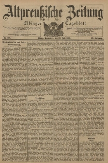 Altpreussische Zeitung, Nr. 168 Sonnabend 20 Juli 1901, 53. Jahrgang