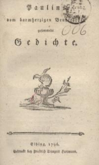Paulins vom barmherzigen Bruderororden gesammelte Gedichte