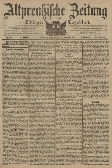 Altpreussische Zeitung, Nr. 276 Sonntag 24 November 1901, 53. Jahrgang