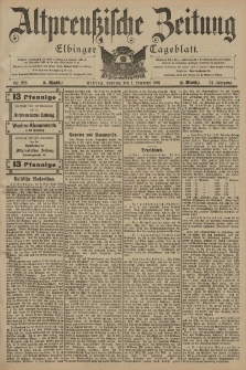 Altpreussische Zeitung, Nr. 282 Sonntag 1 Dezember 1901, 53. Jahrgang
