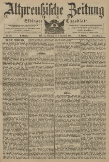 Altpreussische Zeitung, Nr. 288 Sonntag 8 Dezember 1901, 53. Jahrgang