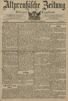 Altpreussische Zeitung, Nr. 289 Dienstag 10 Dezember 1901, 53. Jahrgang
