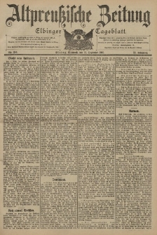 Altpreussische Zeitung, Nr. 290 Mittwoch 11 Dezember 1901, 53. Jahrgang