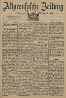 Altpreussische Zeitung, Nr. 294 Sonntag 15 Dezember 1901, 53. Jahrgang