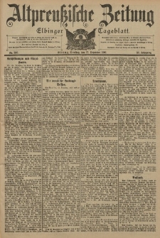 Altpreussische Zeitung, Nr. 295 Dienstag 17 Dezember 1901, 53. Jahrgang