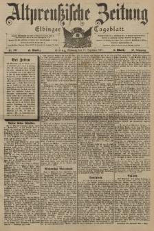 Altpreussische Zeitung, Nr. 296 Mittwoch 18 Dezember 1901, 53. Jahrgang