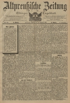 Altpreussische Zeitung, Nr. 300 Sonntag 22 Dezember 1901, 53. Jahrgang