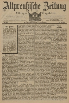 Altpreussische Zeitung, Nr. 303 Sonnabend 28 Dezember 1901, 53. Jahrgang