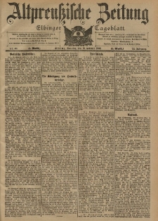 Altpreussische Zeitung, Nr. 40 Sonntag 16 Februar 1902, 54. Jahrgang