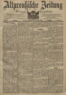 Altpreussische Zeitung, Nr. 46 Sonntag 23 Februar 1902, 54. Jahrgang