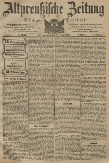 Altpreussische Zeitung, Nr. 51 Sonnabend 1 März 1902, 54. Jahrgang