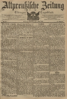 Altpreussische Zeitung, Nr. 55 Donnerstag 6 März 1902, 54. Jahrgang