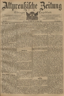 Altpreussische Zeitung, Nr. 60 Mittwoch 12 März 1902, 54. Jahrgang