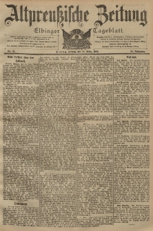 Altpreussische Zeitung, Nr. 62 Freitag 14 März 1902, 54. Jahrgang