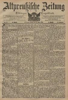 Altpreussische Zeitung, Nr. 74 Freitag 28 März 1902, 54. Jahrgang