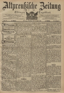 Altpreussische Zeitung, Nr. 93 Dienstag 22 April 1902, 54. Jahrgang