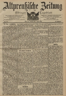 Altpreussische Zeitung, Nr. 130 Freitag 6 Juni 1902, 54. Jahrgang
