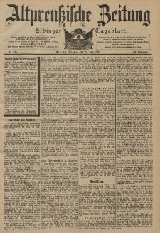 Altpreussische Zeitung, Nr. 145 Dienstag 24 Juni 1902, 54. Jahrgang