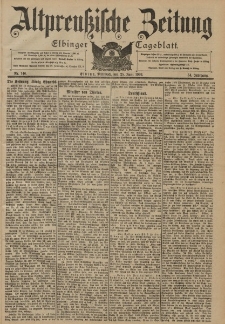 Altpreussische Zeitung, Nr. 146 Mittwoch 25 Juni 1902, 54. Jahrgang