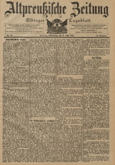 Altpreussische Zeitung, Nr. 148 Freitag 27 Juni 1902, 54. Jahrgang