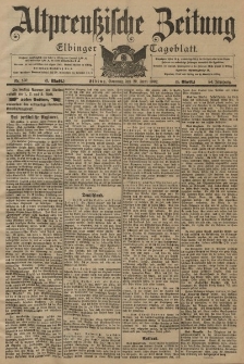 Altpreussische Zeitung, Nr. 150 Sonntag 29 Juni 1902, 54. Jahrgang