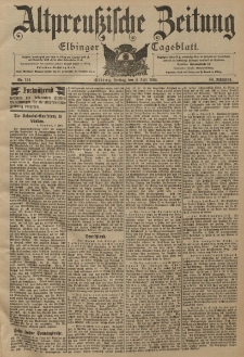 Altpreussische Zeitung, Nr. 154 Freitag 4 Juli 1902, 54. Jahrgang