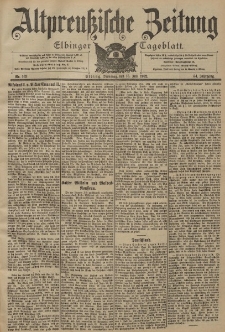 Altpreussische Zeitung, Nr. 163 Dienstag 15 Juli 1902, 54. Jahrgang