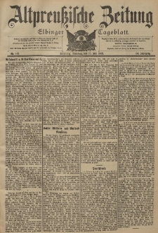 Altpreussische Zeitung, Nr. 163 Dienstag 15 Juli 1902, 54. Jahrgang