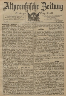 Altpreussische Zeitung, Nr. 170 Mittwoch 23 Juli 1902, 54. Jahrgang
