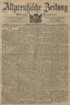Altpreussische Zeitung, Nr. 176 Mittwoch 30 Juli 1902, 54. Jahrgang