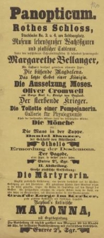 Pozycja nr 120 z kolekcji Henryka Nitschmanna : Panopticum.