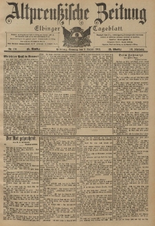 Altpreussische Zeitung, Nr. 180 Sonntag 3 August 1902, 54. Jahrgang