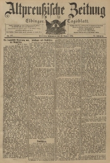 Altpreussische Zeitung, Nr. 197 Sonnabend 23 August 1902, 54. Jahrgang