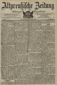 Altpreussische Zeitung, Nr. 232 Freitag 3 Oktober 1902, 54. Jahrgang