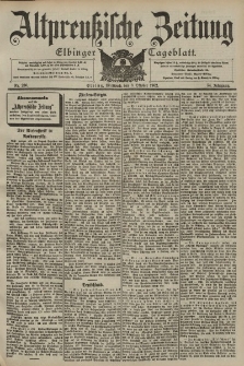 Altpreussische Zeitung, Nr. 236 Mittwoch 8 Oktober 1902, 54. Jahrgang