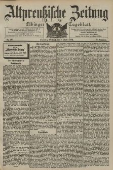 Altpreussische Zeitung, Nr. 236 Mittwoch 8 Oktober 1902, 54. Jahrgang
